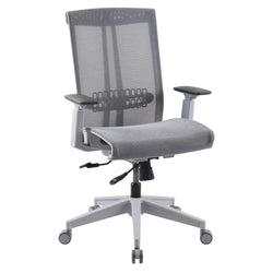 ZURI Grey Mesh-Seat Task Chair
